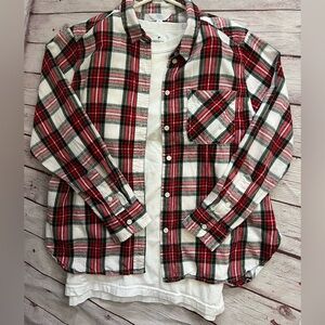 Plaid‎ Button Down